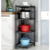 Foldable Corner Shelf with Tripod Base - Image 3