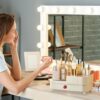 Multifunctional Desktop Rotating Cosmetics Organizer - Image 4