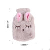 Cute Animal Fluffy Hot Water Bag - Image 9