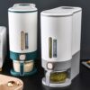 Luxury Grain Rice Storage Barrel Airtight Food Container - Image 8