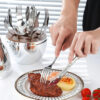 6 pcs Spoon Holder Egg Gold - Image 4
