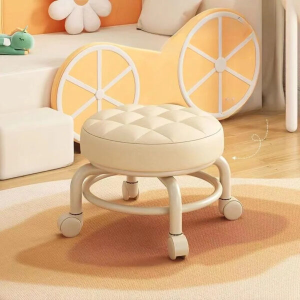 Rolling Stool With Wheels - Image 3