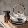 Heat Resistant Japanese Style Glass Teapot - Image 5