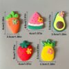 6 Pcs Fruits & Veggies Fridge Magnets - Image 8