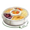 Portable Rotating Snack Tray With Lid - Image 9