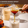 Double Nozzle Espresso Shot Glass With Wooden Handle - Image 8