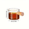 Double Nozzle Espresso Shot Glass With Wooden Handle - Image 10
