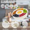 Portable Rotating Snack Tray With Lid - Image 7