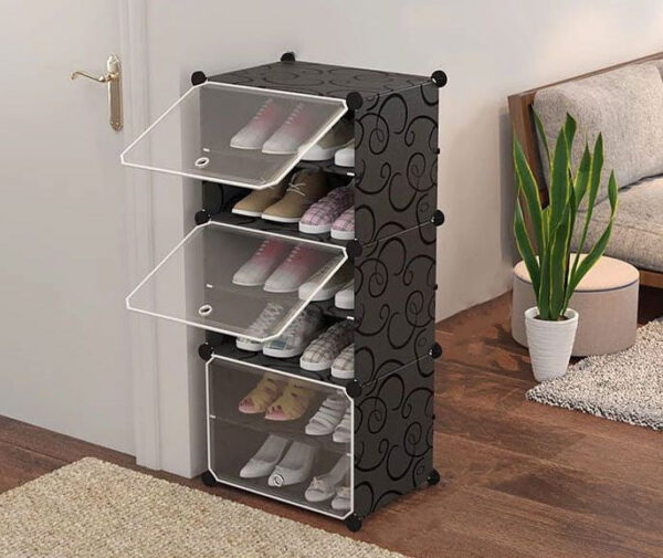 Attachable Cube Cabinets & Shoes Rack - Image 11