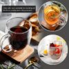 Double Wall Glass Coffee Mug 350 ML Capacity - Image 8