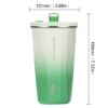 Tyeso Insulated Stainless Steel Coffee Cup With Straw - Image 10