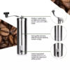 Manual Stainless Steel Coffee Grinder - Image 9