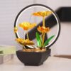 Waterfall Fountain With LED Ring Light - Image 5