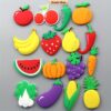 6 Pcs Fruits & Veggies Fridge Magnets - Image 7