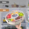 Portable Rotating Snack Tray With Lid - Image 8