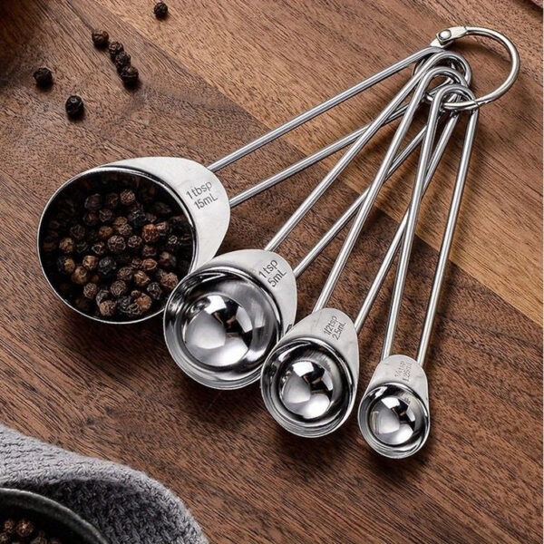 5Pcs Stainless Steel Measuring Spoon