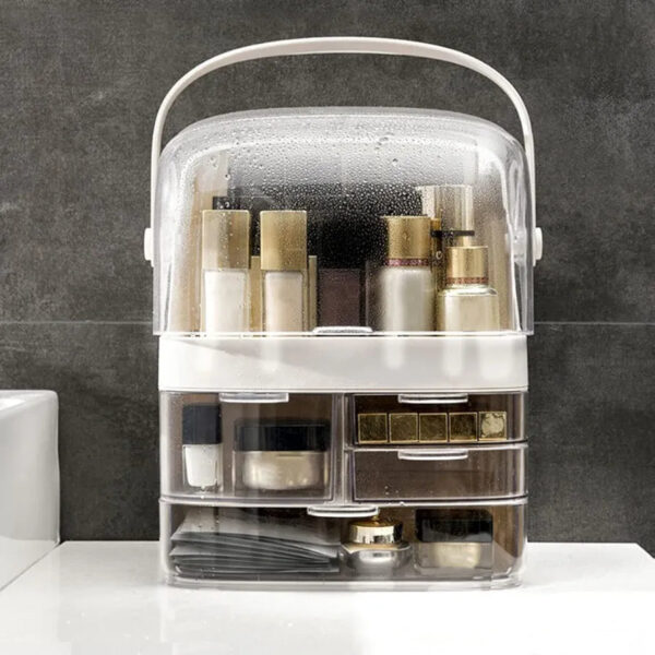 Transparent Cosmetics Storage Box - Image 3