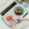 2 in 1 Over The Sink Cutting Board - Image 5