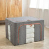 Foldable Clothes Storage Box With Metal Frame - Image 3