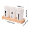 3pcs Drain Chopsticks Holder With Tray - Image 10