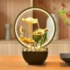 Waterfall Fountain With LED Ring Light - Image 3