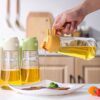 2 In 1 Oil Spray Glass Jug - 450ML - Image 4