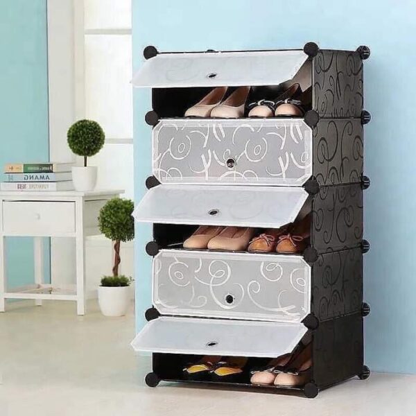 Attachable Cube Cabinets & Shoes Rack - Image 5