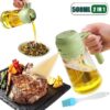 2 In 1 Oil Spray Glass Jug - 450ML - Image 9