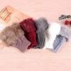 Stylish Faux Rabbit Hair Fur Gloves For Women - Image 3
