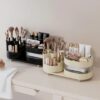 360° Rotating Multiple Compartments Makeup Storage Box - Image 8