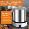 3.5 L Deep Frying Pot With Glass Lid - Image 7