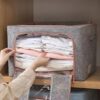 Foldable Clothes Storage Box With Metal Frame - Image 6