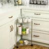 Acrylic Corner Trolley With Wheels - Image 4