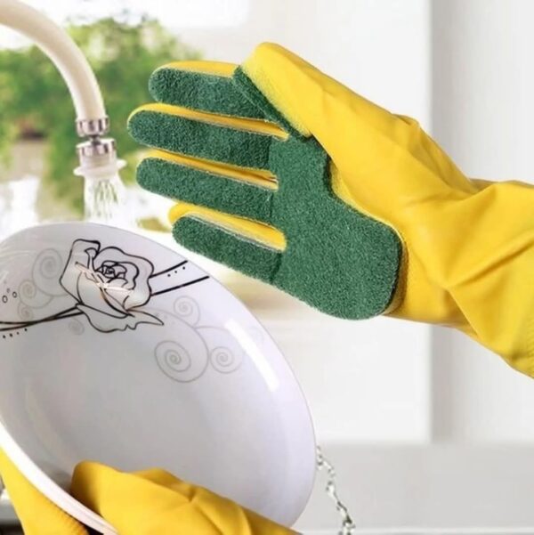 Scrub Dishwashing Gloves - Image 3