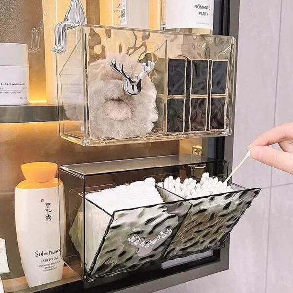 Acrylic wall mounted glam organizer - Image 4