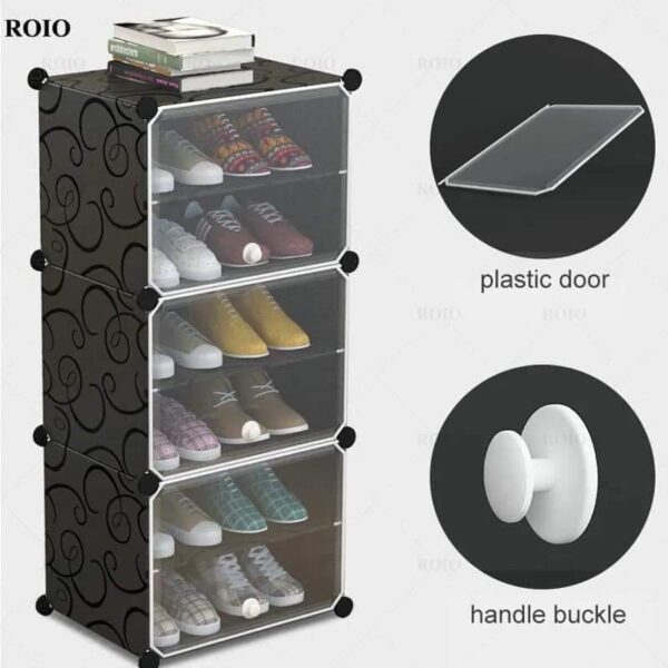 Attachable Cube Cabinets & Shoes Rack - Image 4