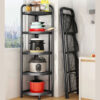 Foldable Corner Shelf with Tripod Base - Image 7
