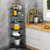 Foldable Corner Shelf with Tripod Base - Image 5