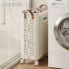Collapsible Laundry Basket With Handle Premium Quality - Image 3