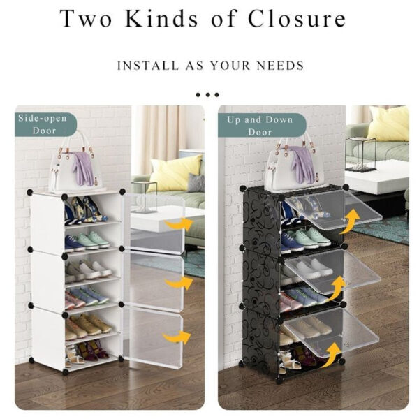 Attachable Cube Cabinets & Shoes Rack - Image 7