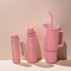 3Pcs Bottle Set With Straw - Image 3