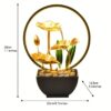 Waterfall Fountain With LED Ring Light - Image 10