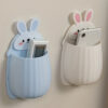Punch-free Bear Shape Toothbrush Holder - Image 4