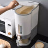 Luxury Grain Rice Storage Barrel Airtight Food Container - Image 4