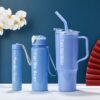 3Pcs Bottle Set With Straw - Image 4