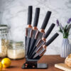 6Pcs Knife Set With Stand - Image 5