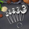 5Pcs Stainless Steel Measuring Spoon - Image 5