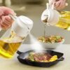 2 In 1 Oil Spray Glass Jug - 450ML - Image 5
