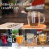 Double Wall Glass Coffee Mug 350 ML Capacity - Image 7