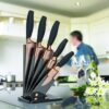 6Pcs Knife Set With Stand - Image 6
